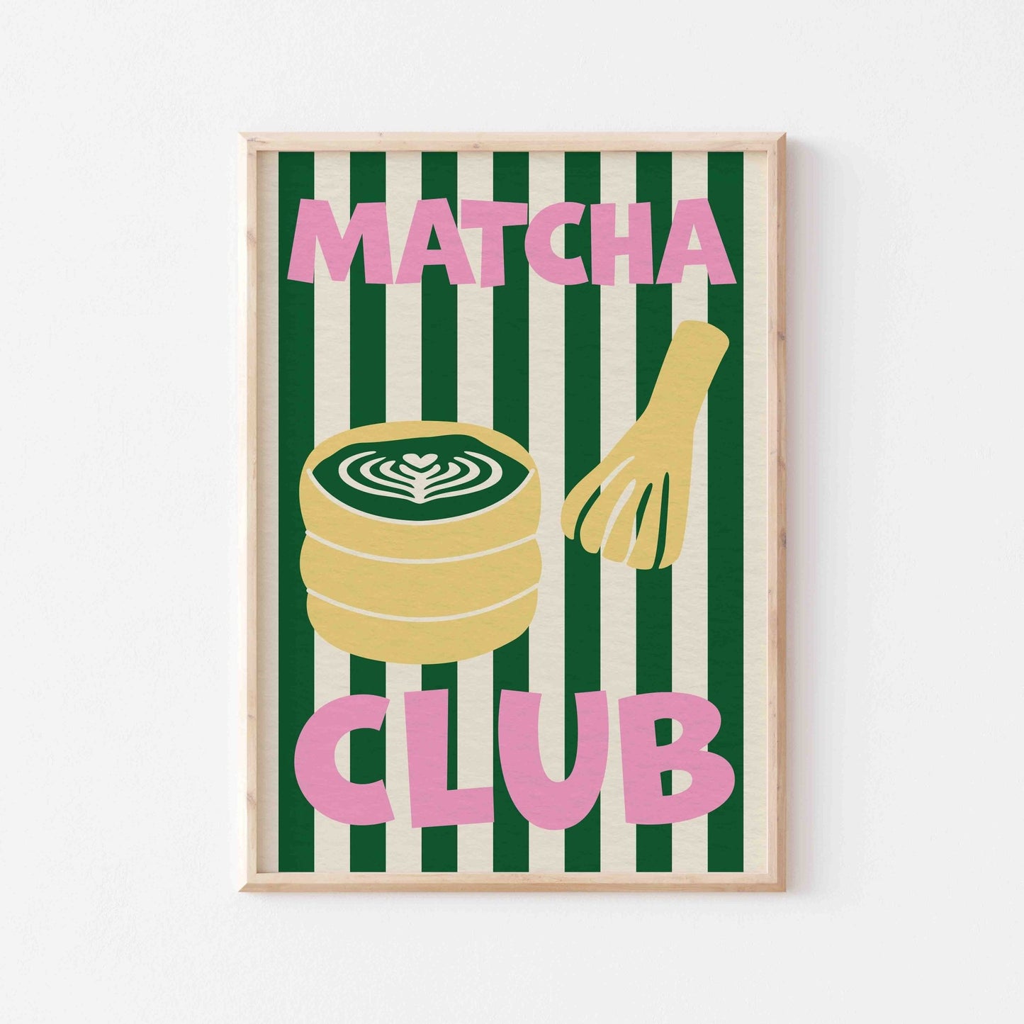 Matcha Club Art Print - Posterami