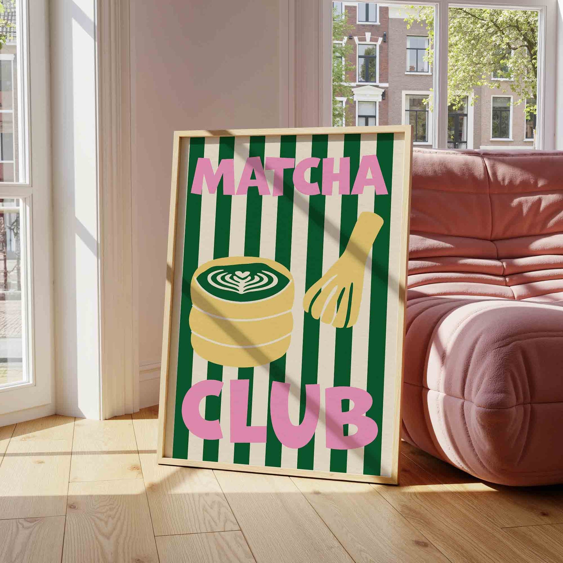 Matcha Club Art Print - Posterami