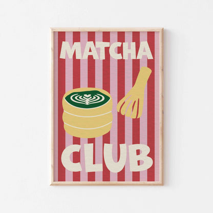 Matcha Club Art Print - Posterami