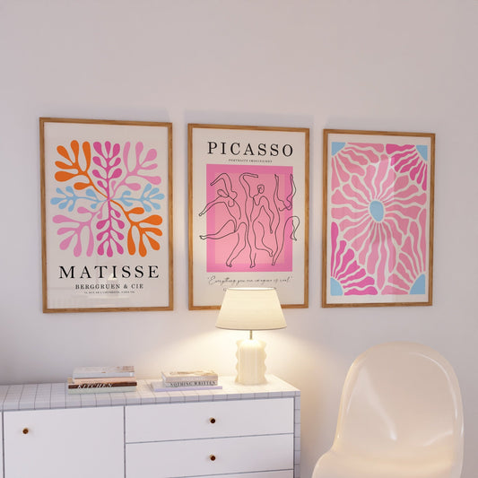 Matisse And Picasso Print Set of 3 No. 6 - Posterami