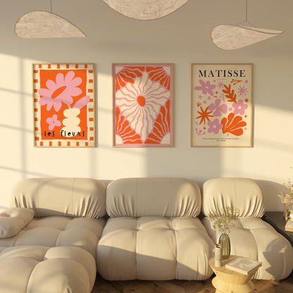 Matisse Print Set of 3 No. 17 - Posterami