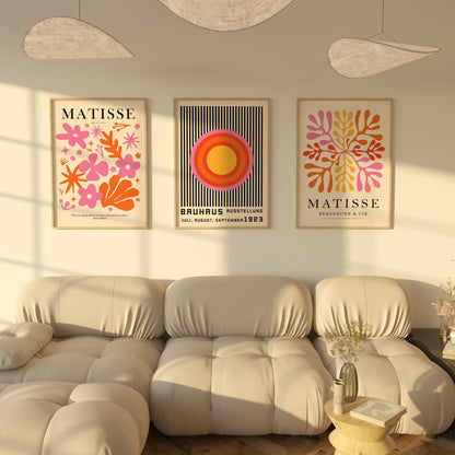 Matisse Print Set of 3 No. 19 - Posterami