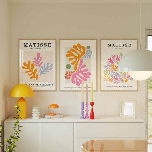Matisse Print Set of 3 No. 25 - Posterami