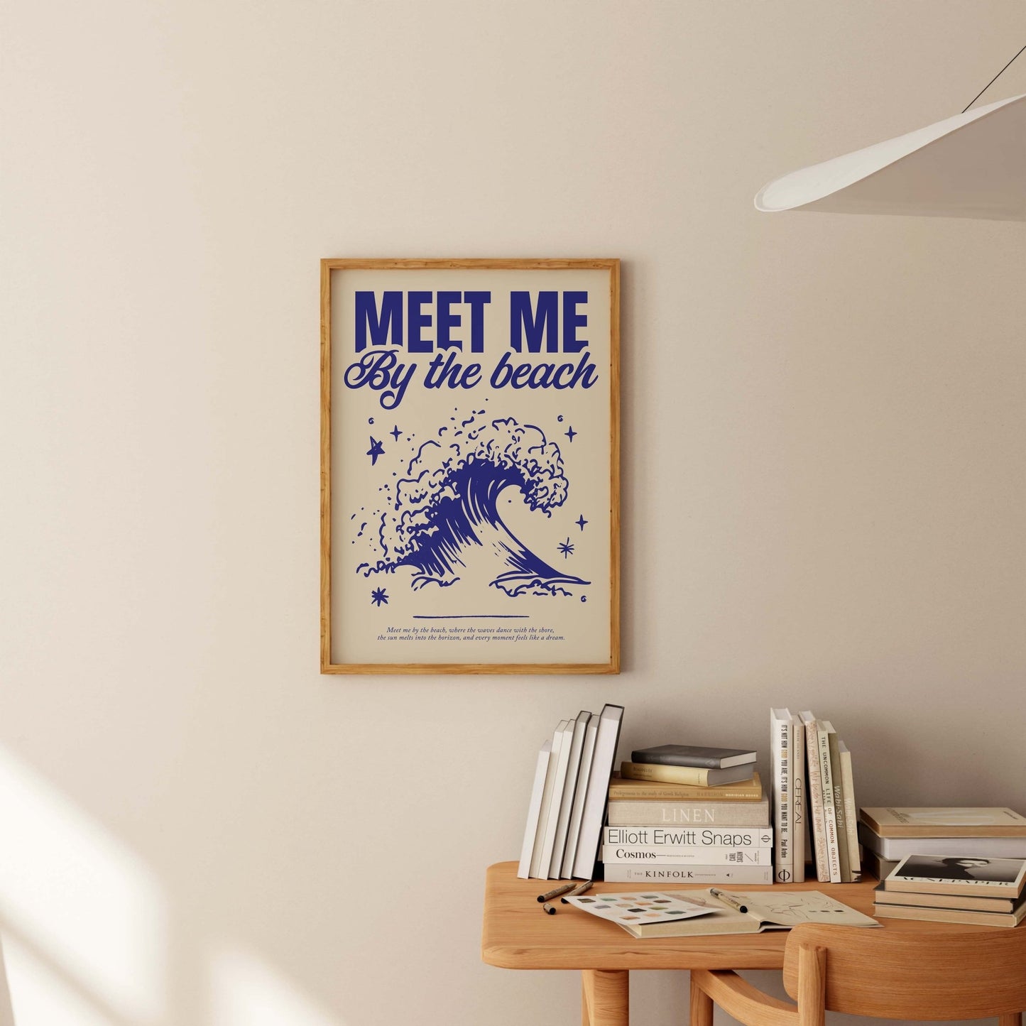 Meet Me By The Beach Art Print - Posterami