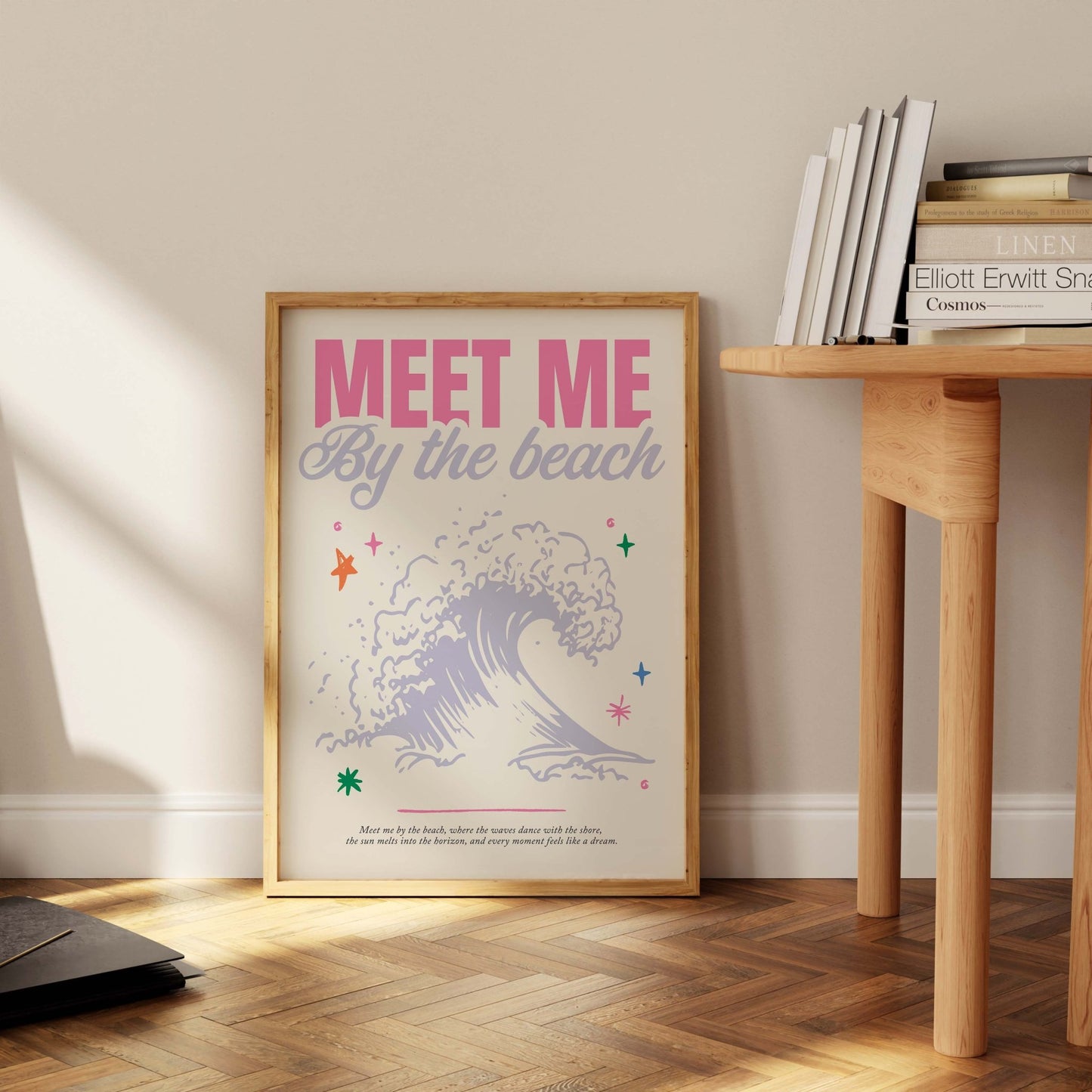 Meet Me By The Beach Art Print - Posterami