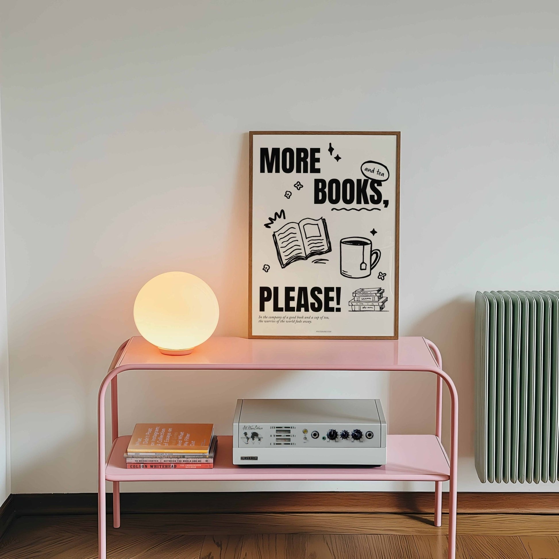 More Books, Please! Art Print - Posterami