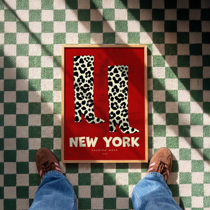 New York Fashion Week Art Print - Posterami