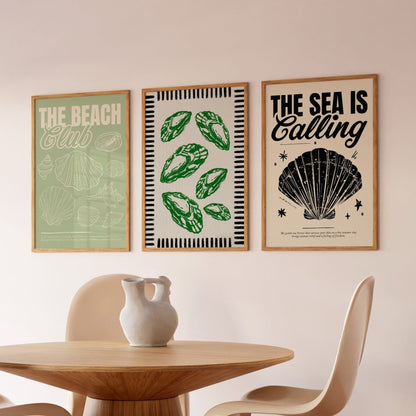 Ocean Whispers Print Set of 3 - Posterami