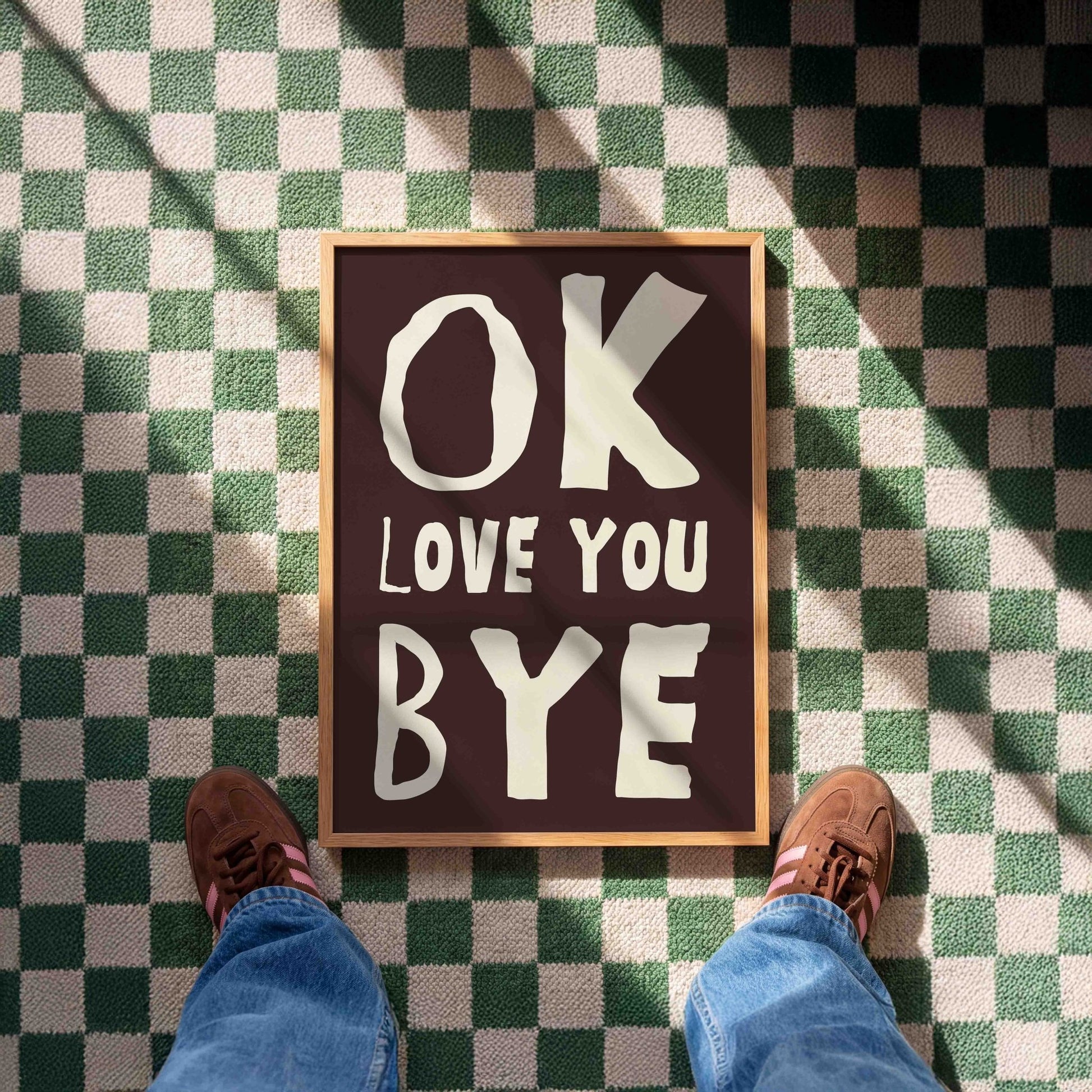 OK, Love You Bye Art Print - Posterami