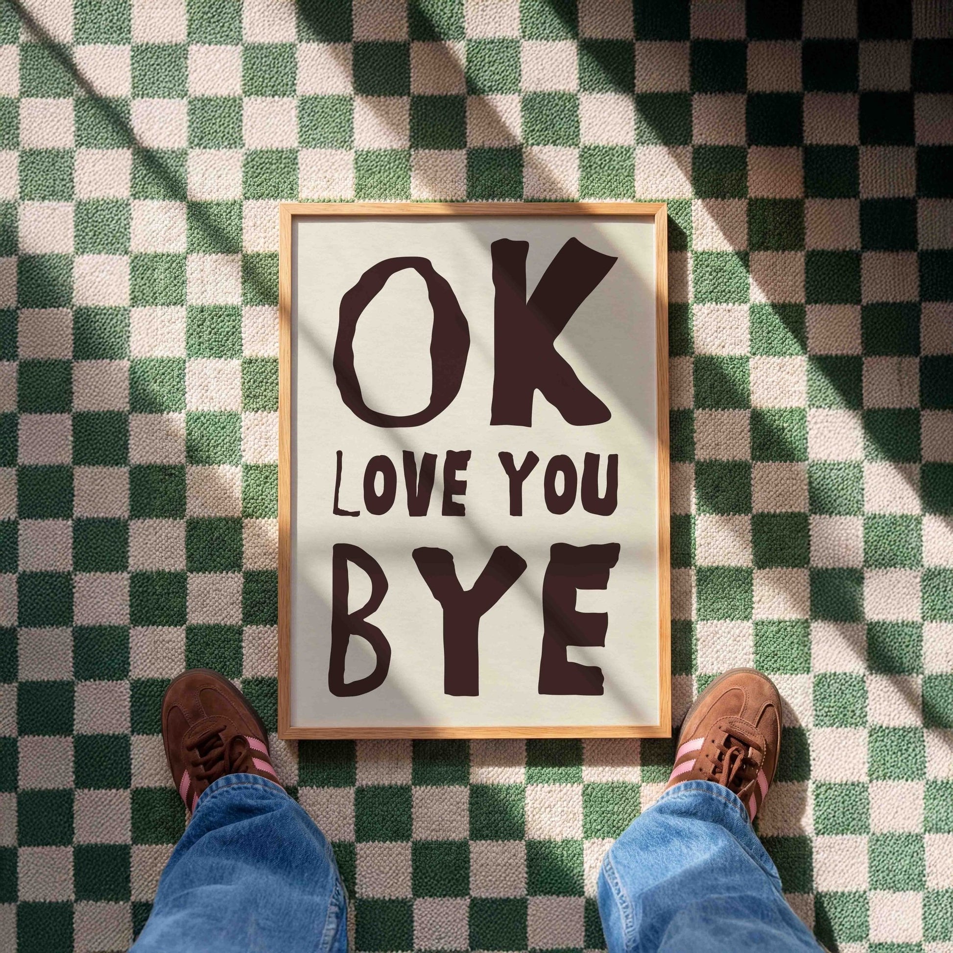 OK, Love You Bye Art Print - Posterami