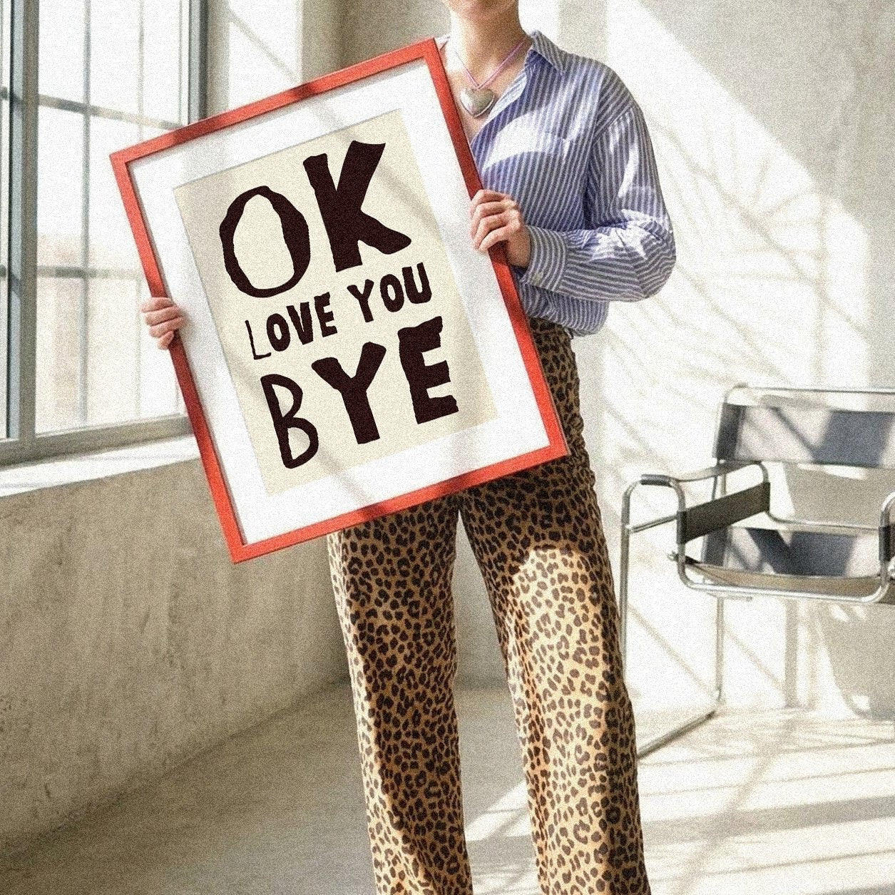 OK, Love You Bye Art Print - Posterami