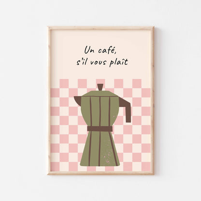 One Coffee Art Print - Posterami