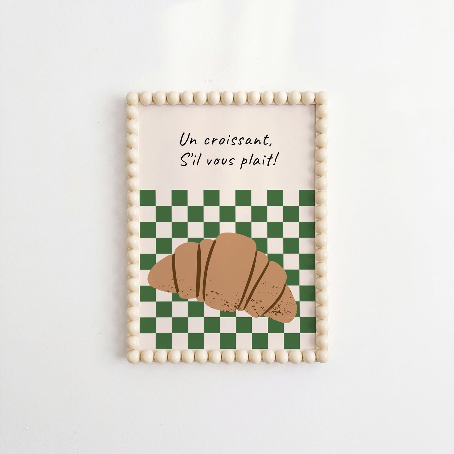 One Croissant Art Print - Posterami