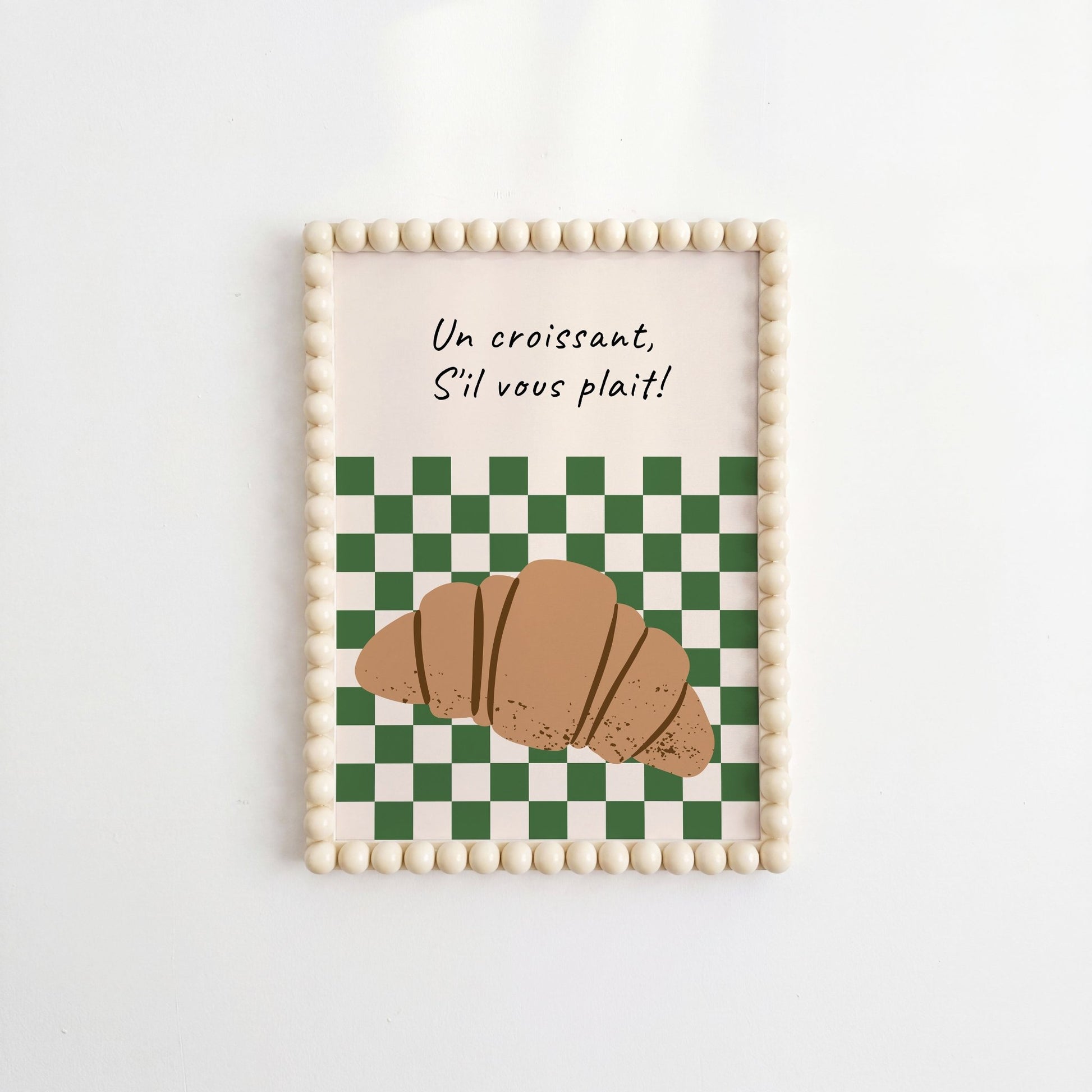 One Croissant Art Print - Posterami