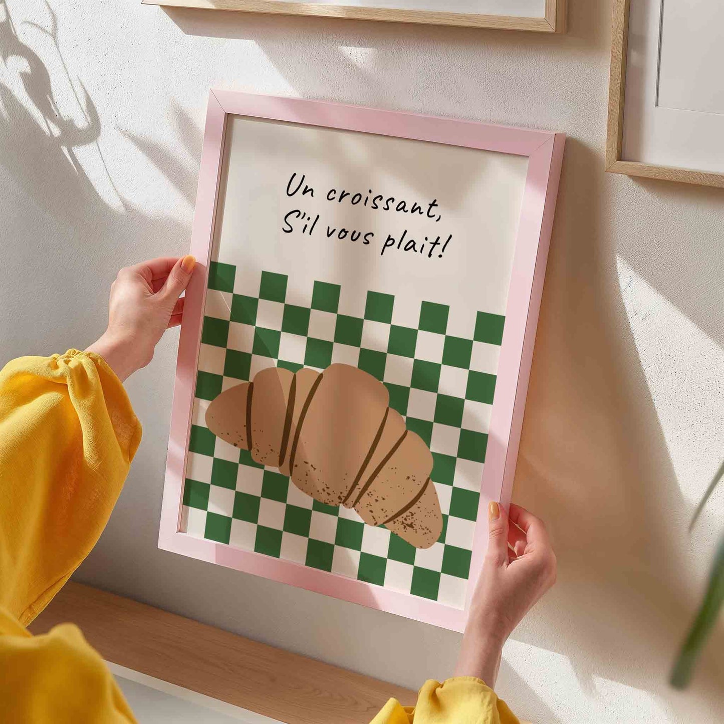 One Croissant Art Print - Posterami
