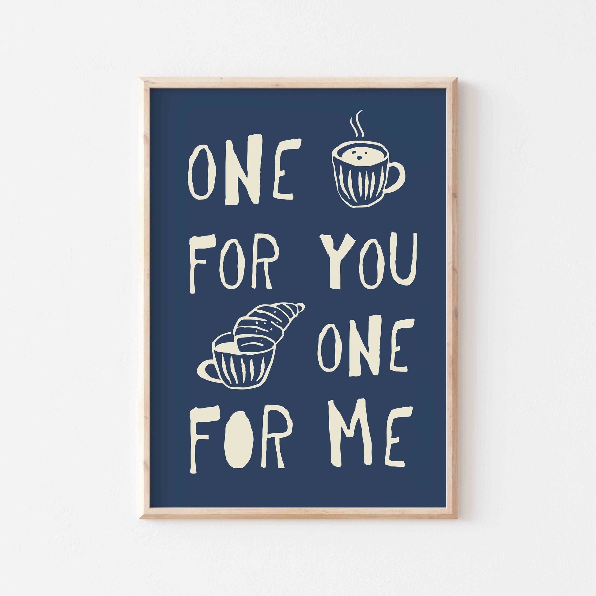 One For You One For Me Art Print - Posterami