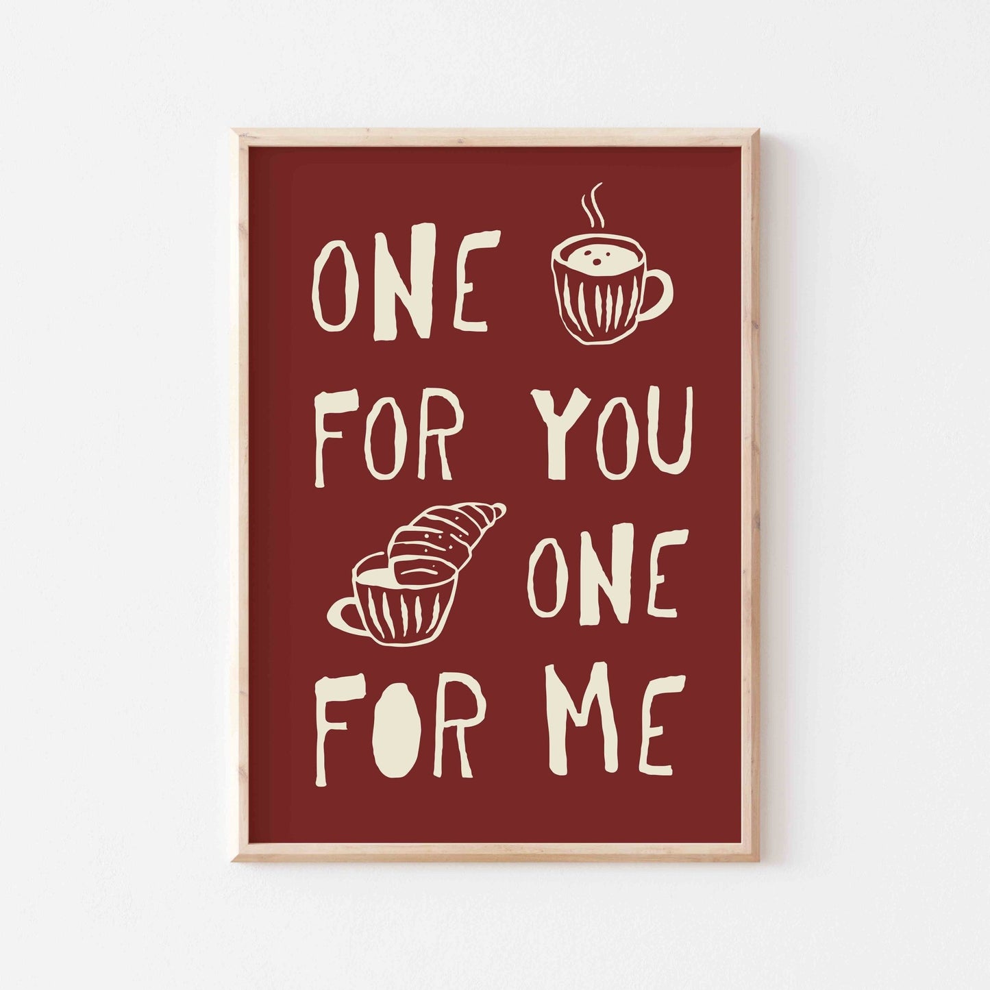 One For You One For Me Art Print - Posterami