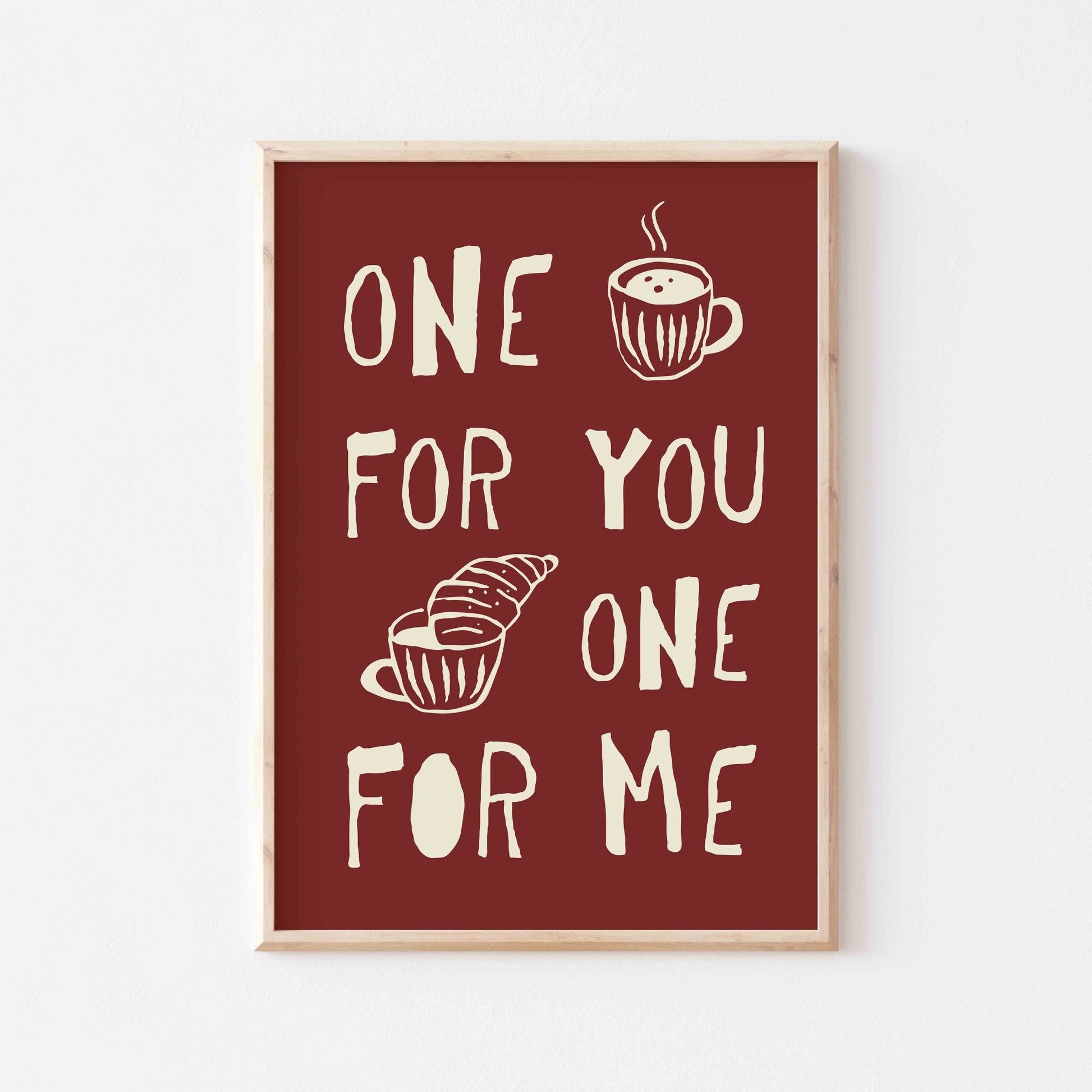 One For You One For Me Art Print - Posterami