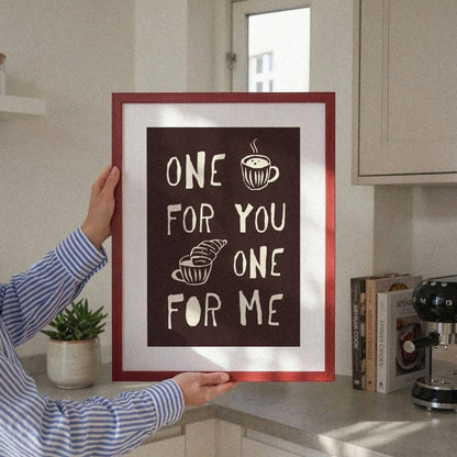 One For You One For Me Art Print - Posterami