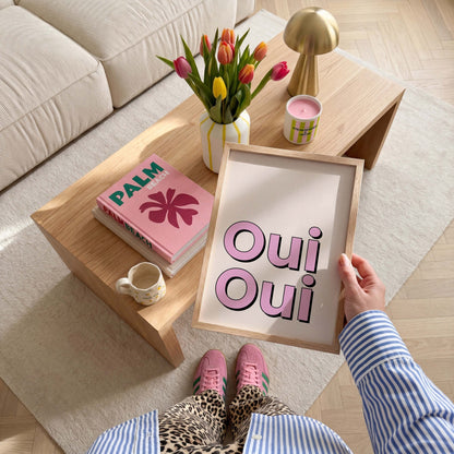 Oui Oui! Pink - Posterami