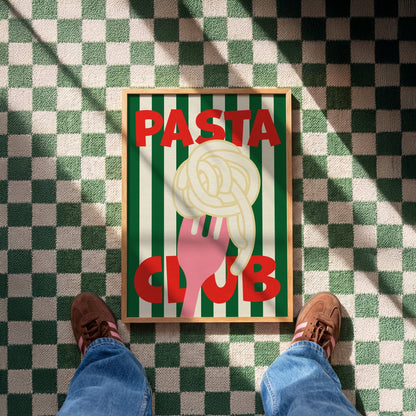 Pasta Club Art Print - Posterami