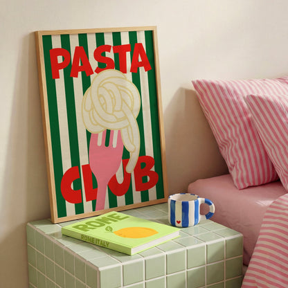 Pasta Club Art Print - Posterami