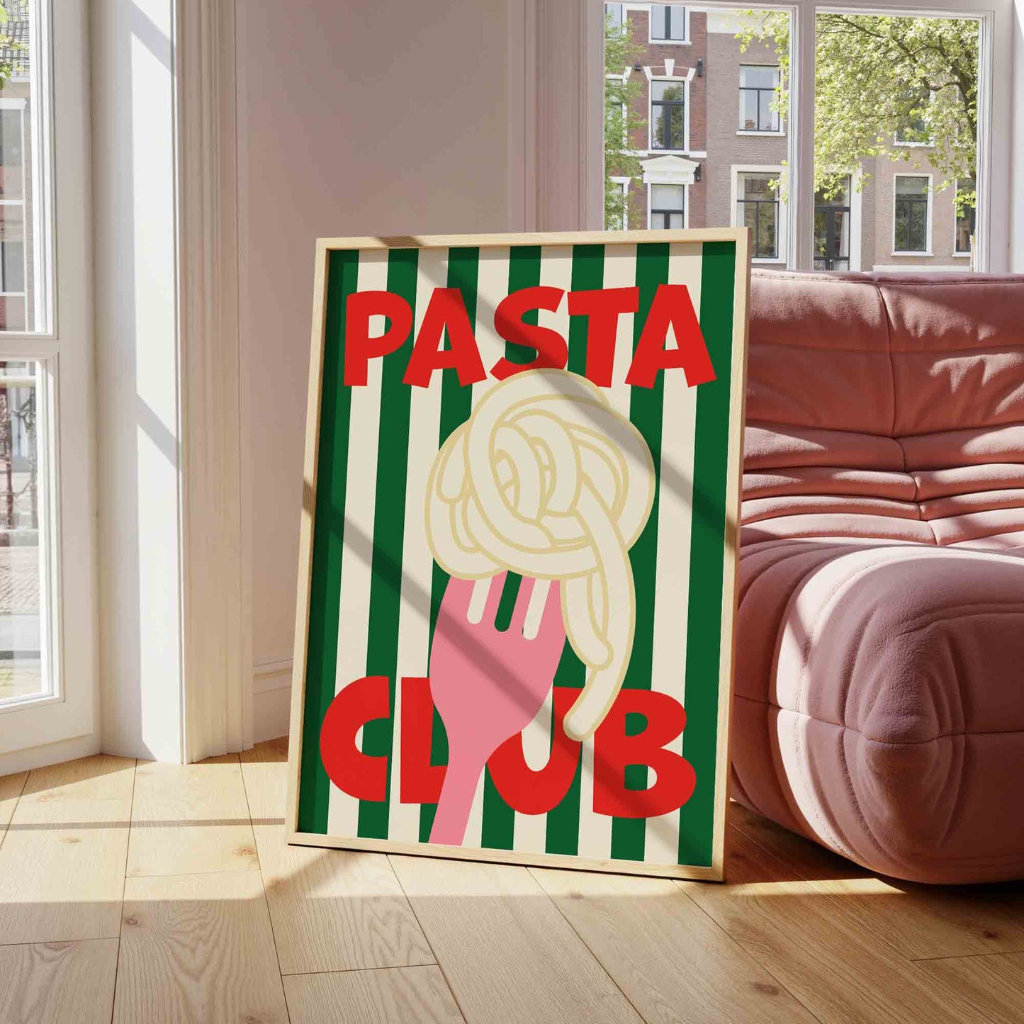 Pasta Club Art Print - Posterami
