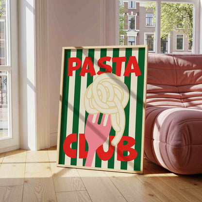 Pasta Club Art Print - Posterami