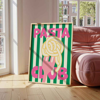 Pasta Club Art Print - Posterami