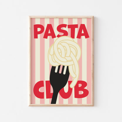 Pasta Club Art Print - Posterami