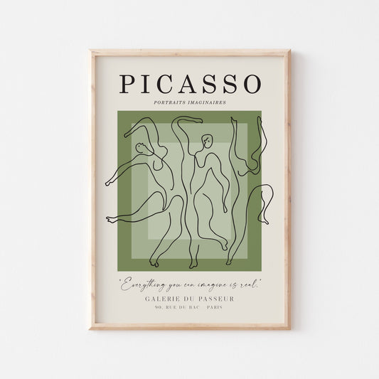 Picasso Art Print (40x50cm) - Posterami