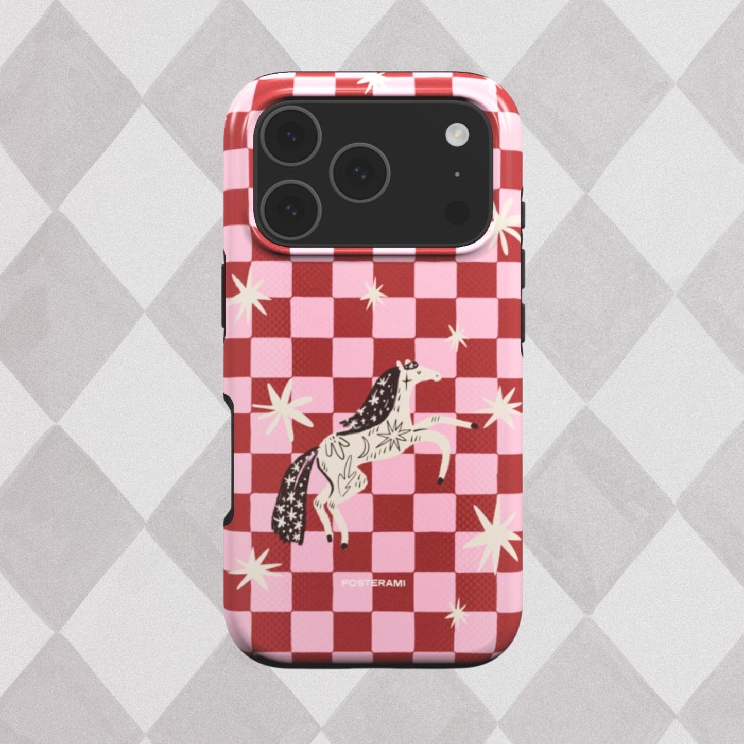 Pink Stallion Tough Phone Case - Posterami