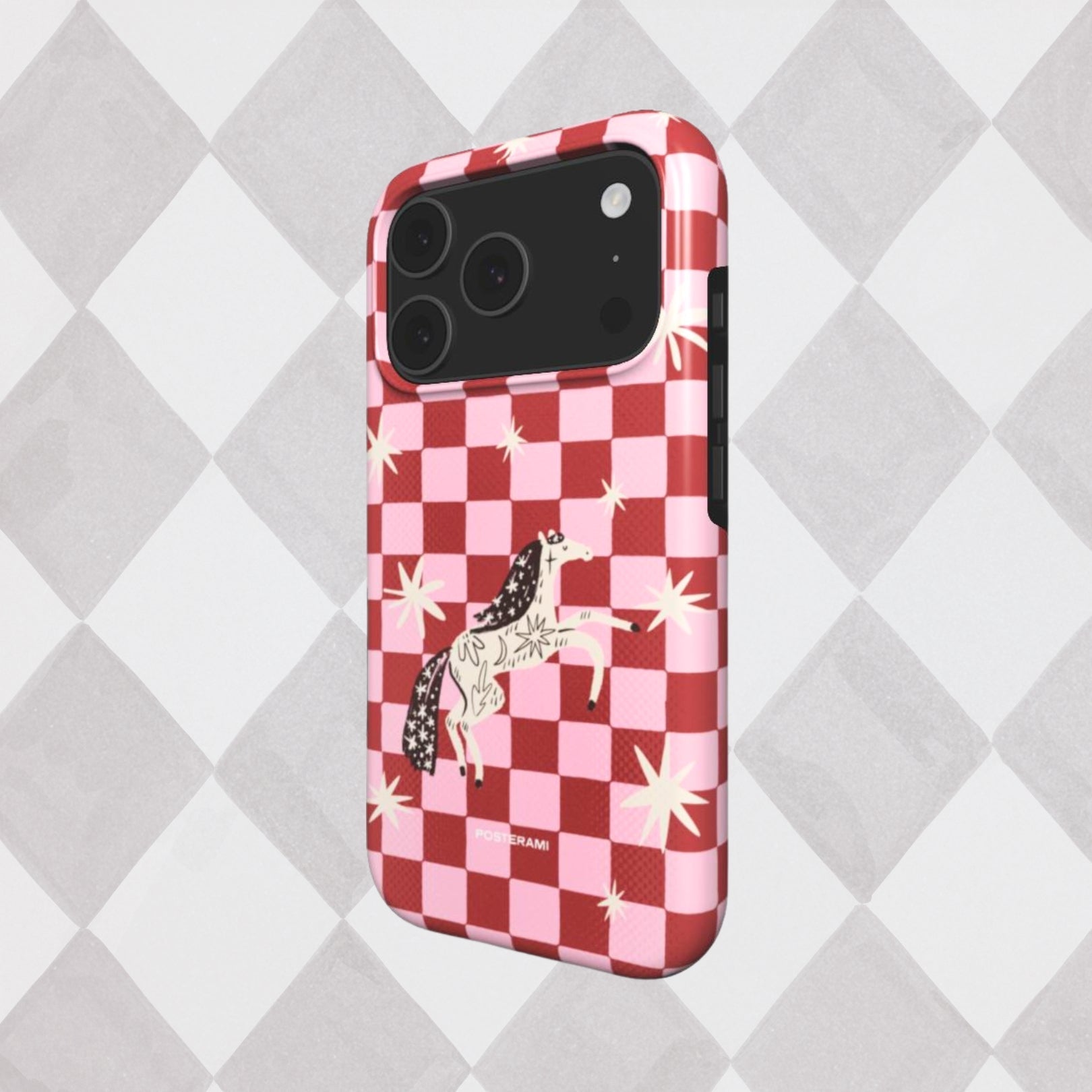 Pink Stallion Tough Phone Case - Posterami