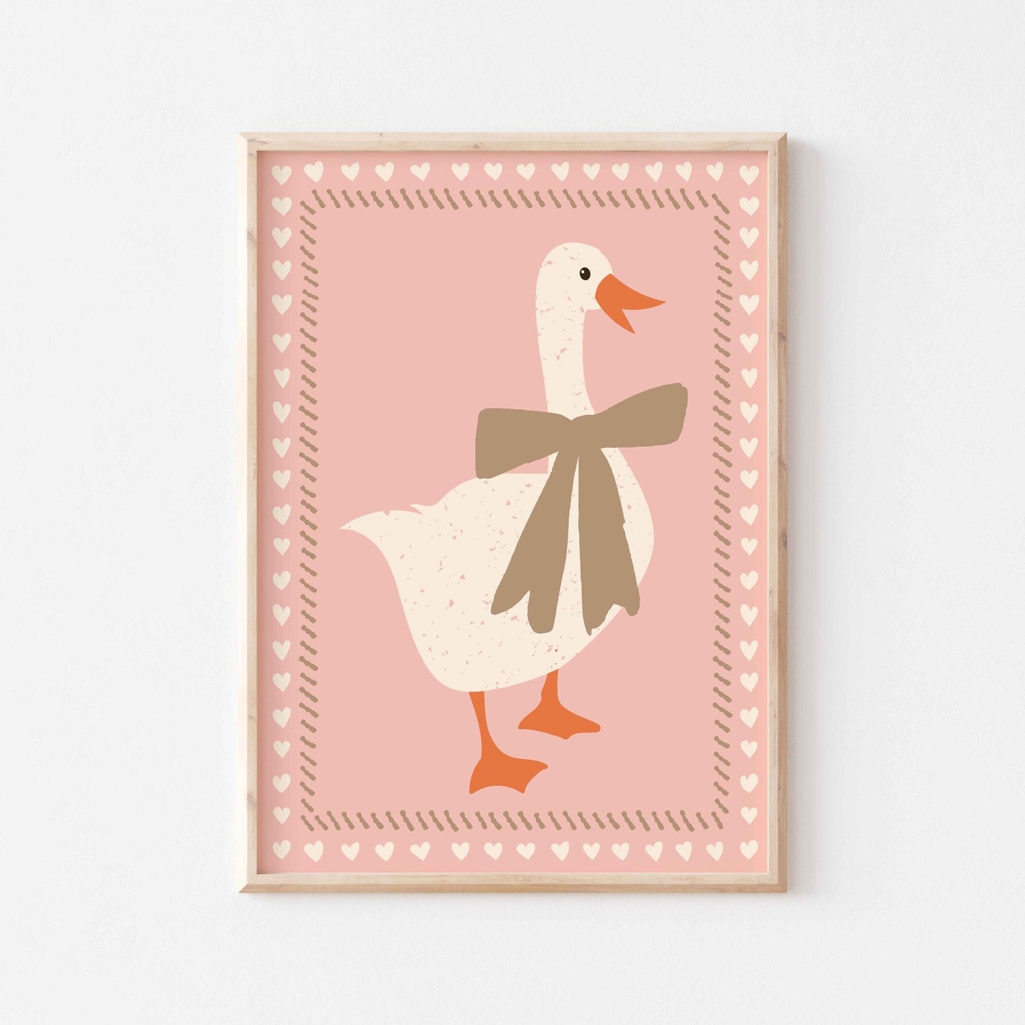 Pretty Goose Art Print - Posterami