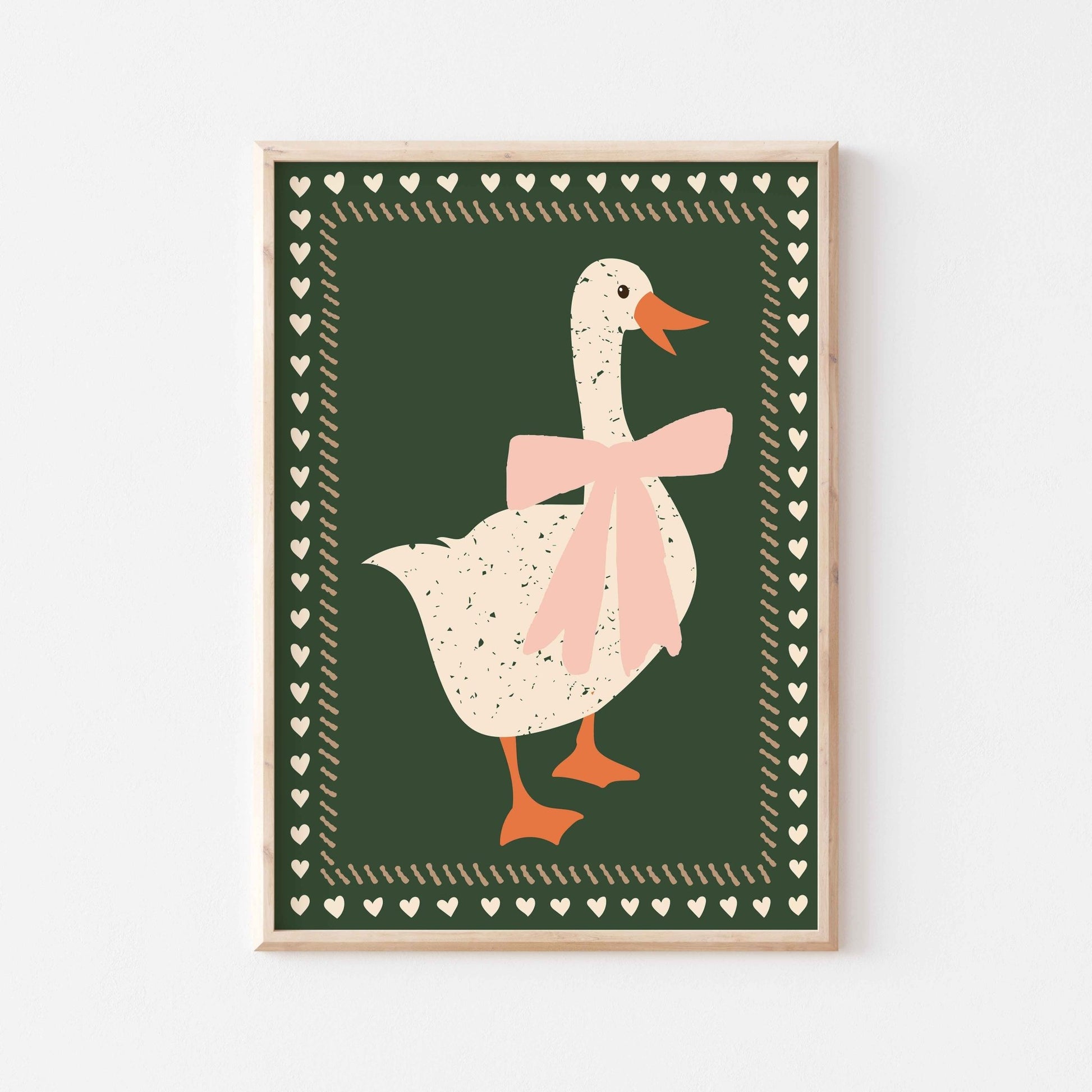 Pretty Goose Art Print - Posterami