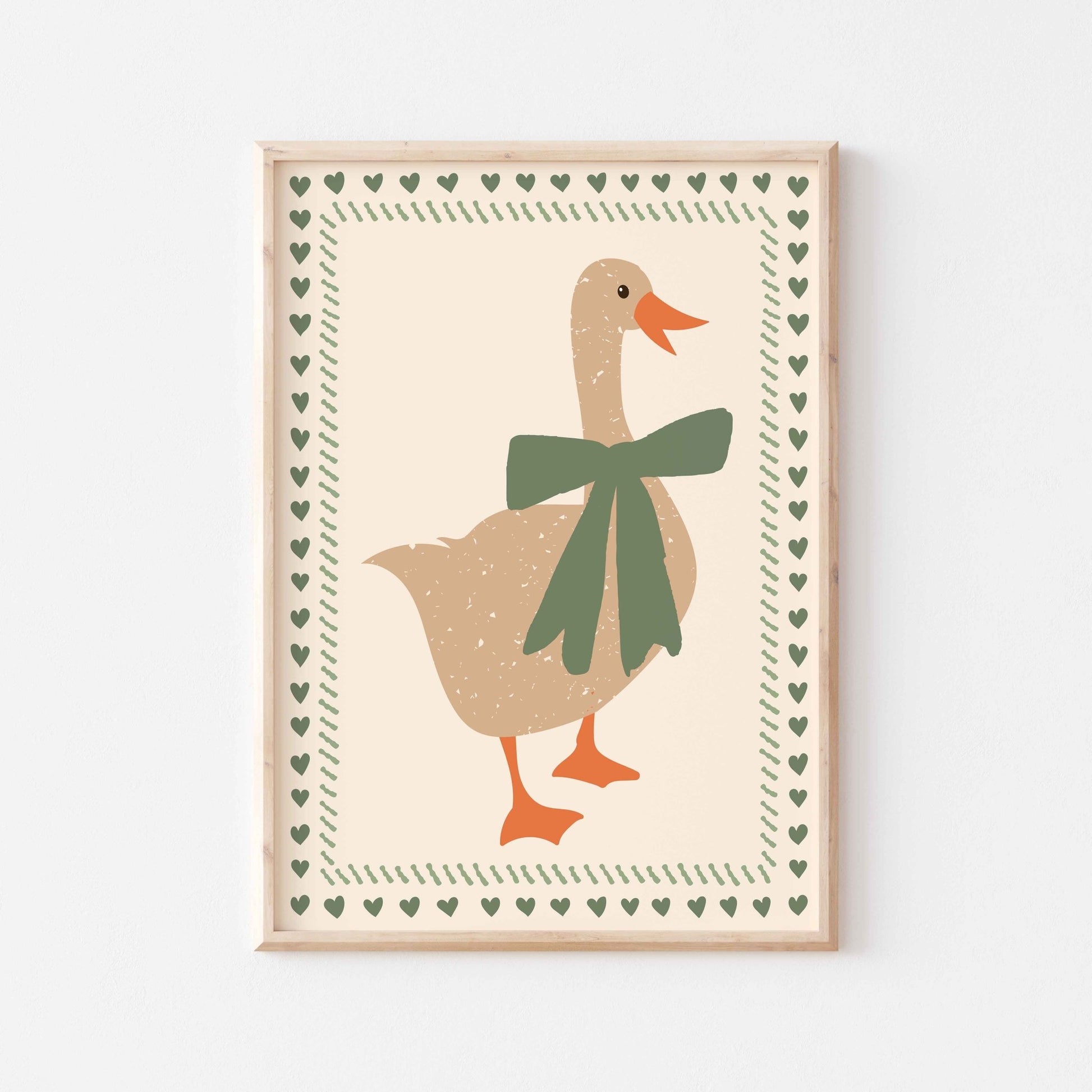 Pretty Goose Art Print - Posterami