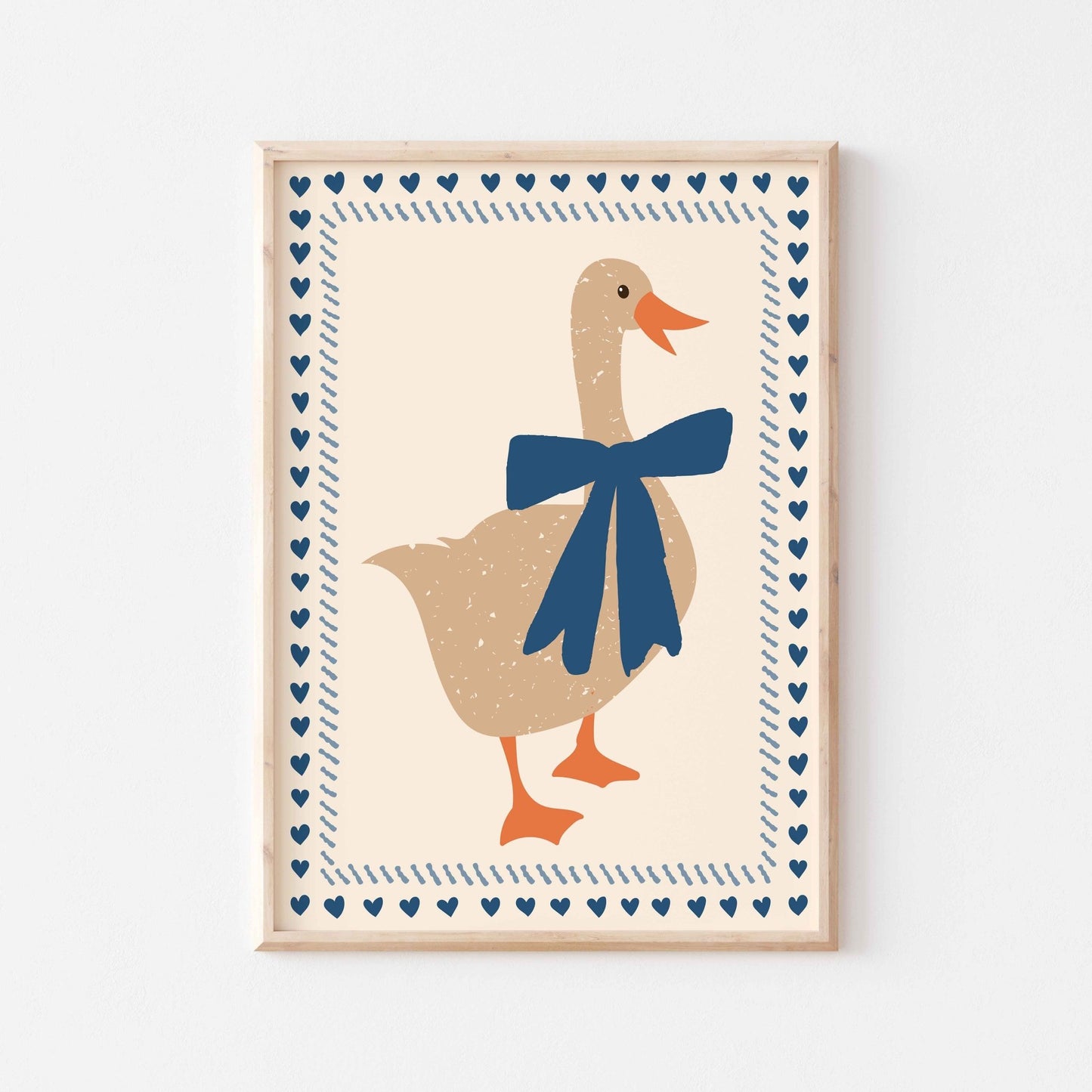 Pretty Goose Art Print - Posterami