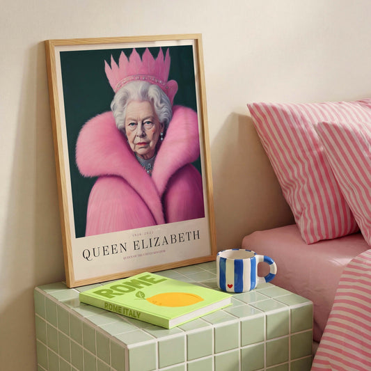 Queen Elizabeth II Art Print - Posterami