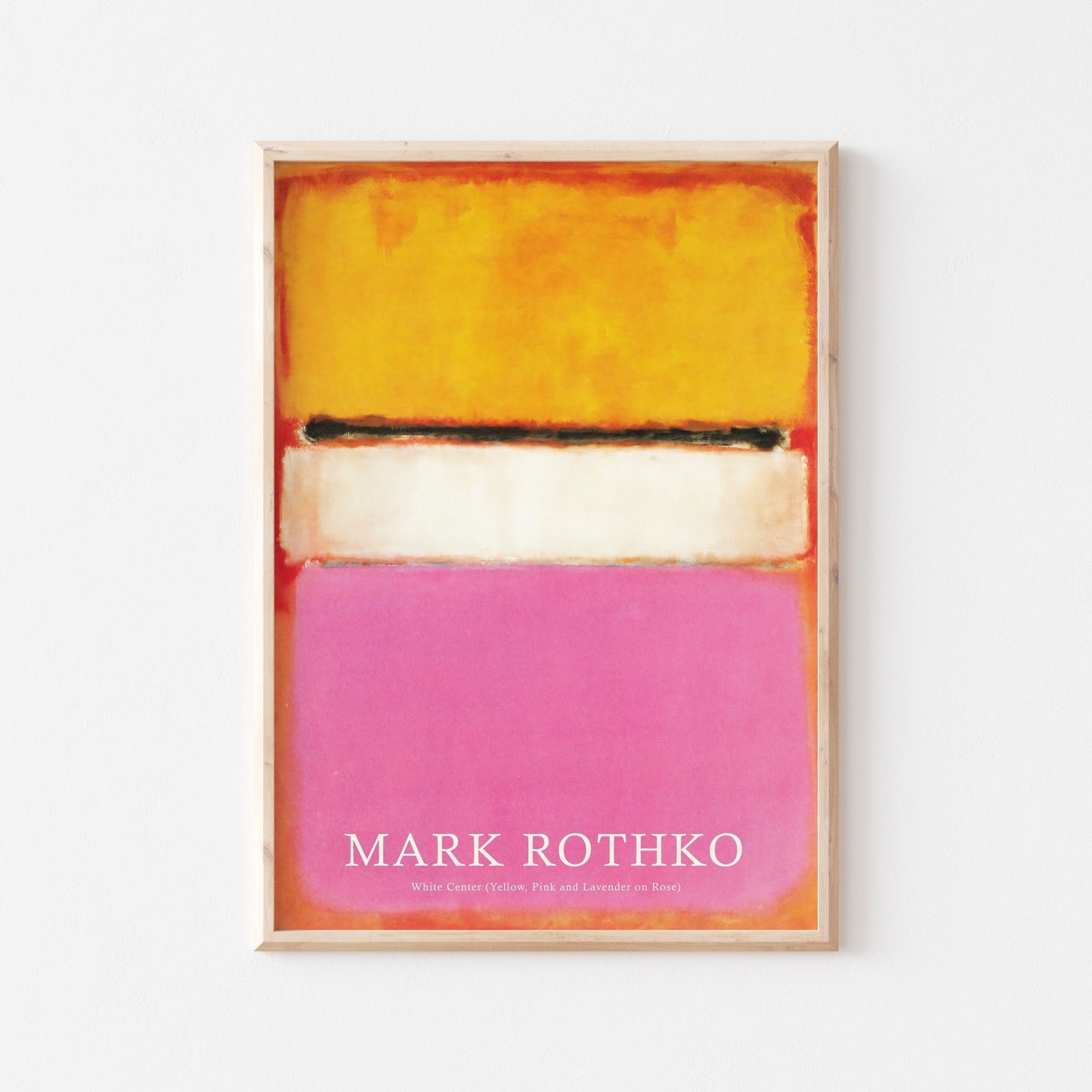 Rothko Art Print on Matte Textured Paper (A2 size) - Posterami