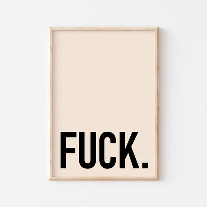 Rude Art Print - Posterami