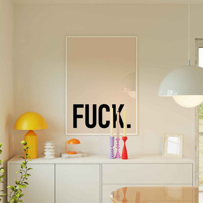 Rude Art Print - Posterami