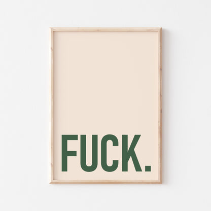 Rude Art Print - Posterami