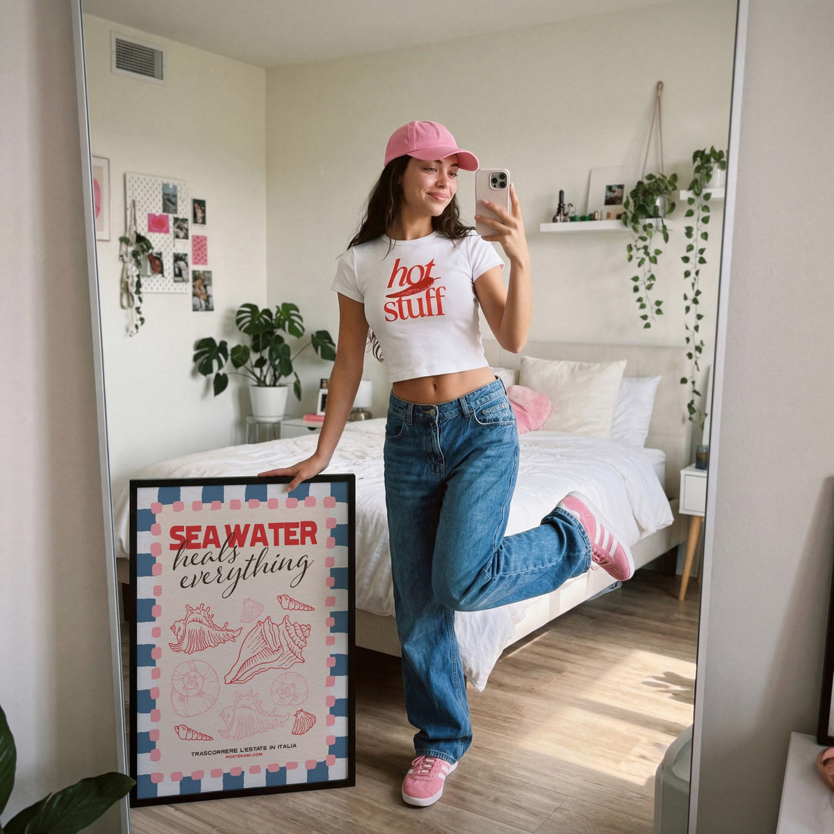 Sea Water Heals Art Print - Posterami