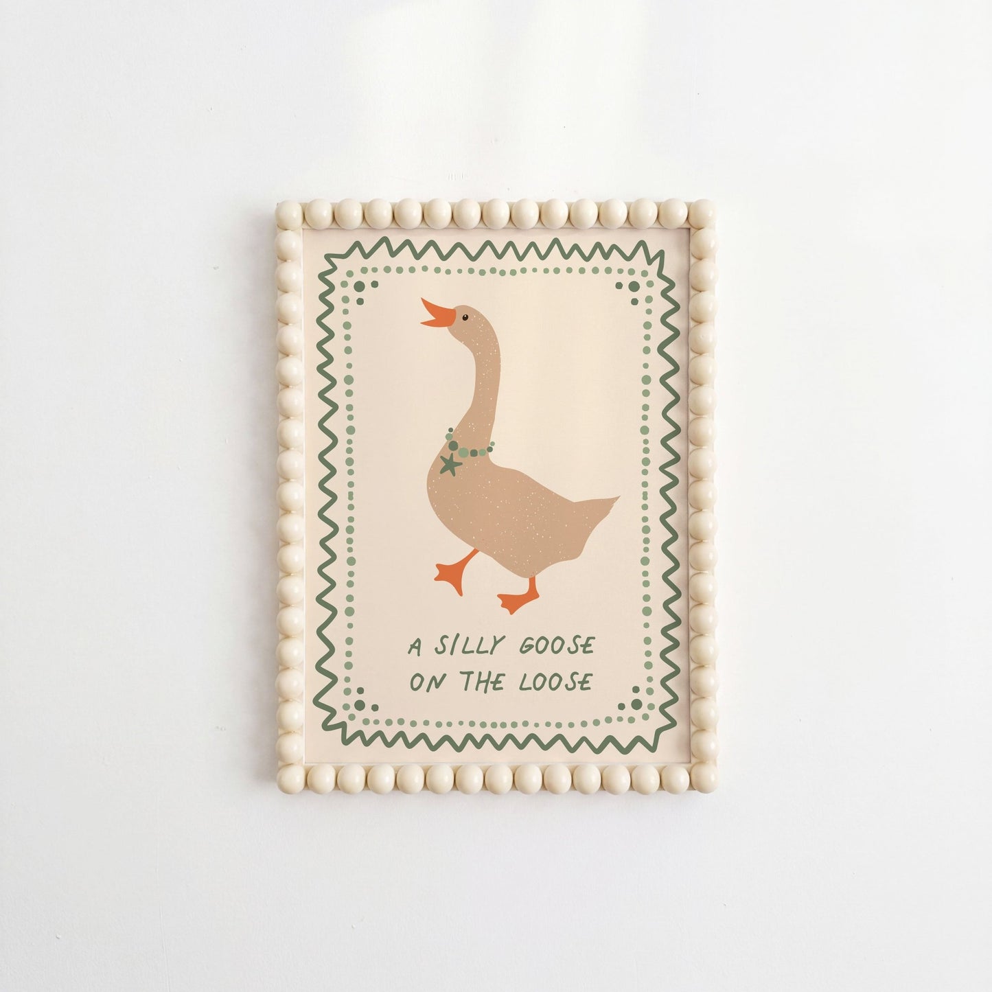 Silly Goose Art Print - Posterami
