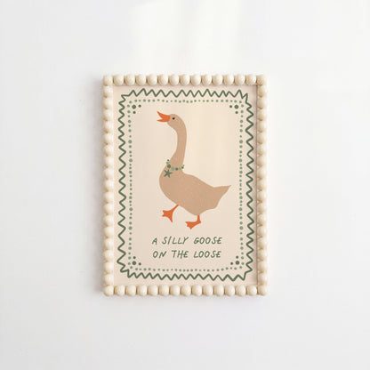Silly Goose Art Print - Posterami