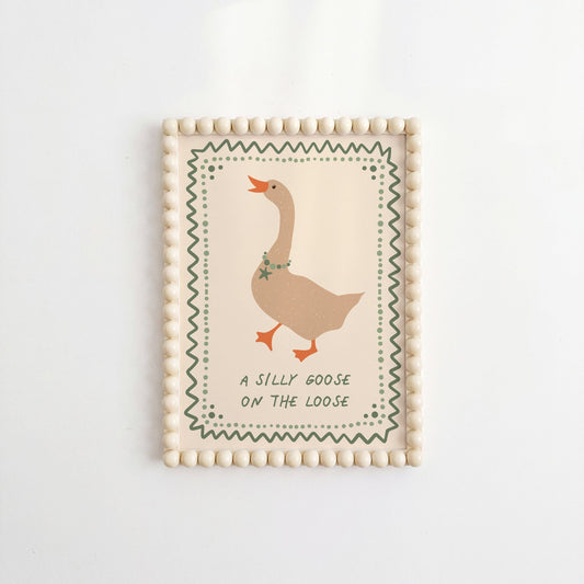 Silly Goose Art Print - Posterami
