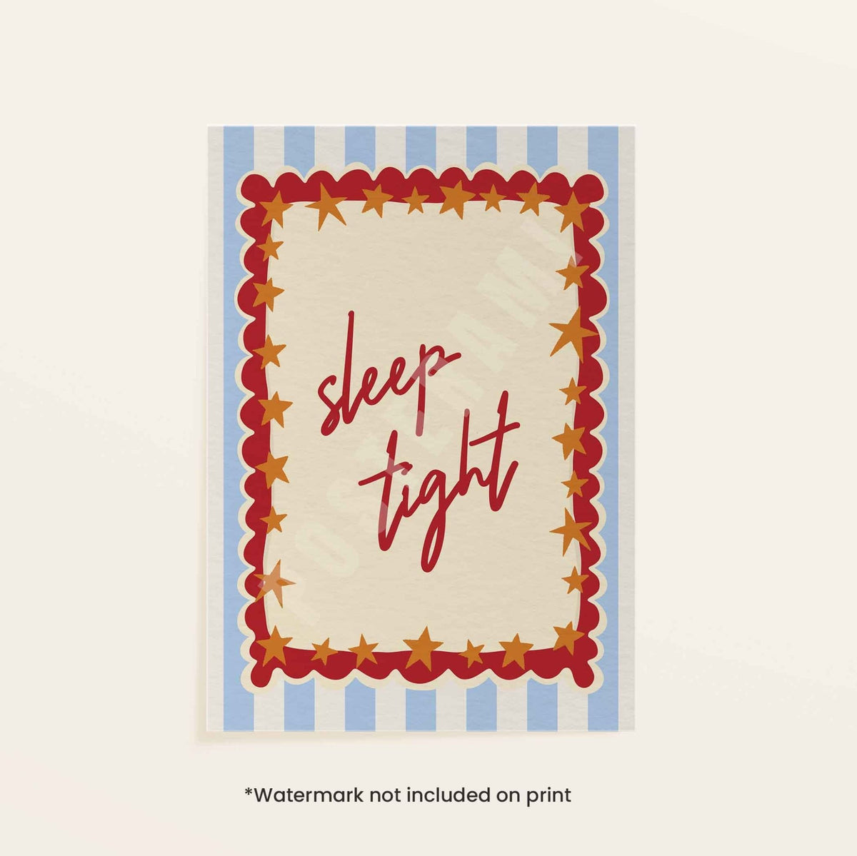Sleep Tight Art Print - Posterami