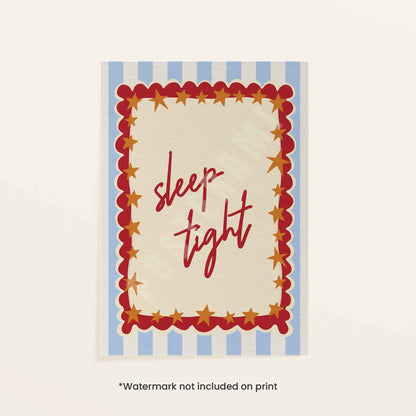 Sleep Tight Art Print - Posterami
