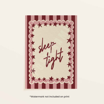 Sleep Tight Art Print - Posterami