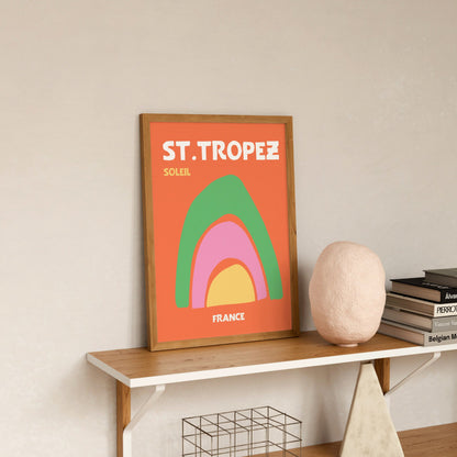 St. Tropez Soleil Art Print - Posterami